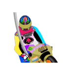 Moto Race Rainbow-colored Riders 461@04（個別スタンプ：5）