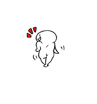 白い、やつ（個別スタンプ：5）