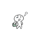 白い、やつ（個別スタンプ：18）