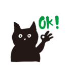 黒猫のクロックムッシュ（個別スタンプ：2）