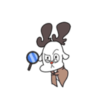 white Rudolph（個別スタンプ：16）