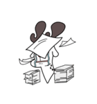 white Rudolph（個別スタンプ：23）