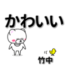 竹中専用デカ文字（個別スタンプ：5）