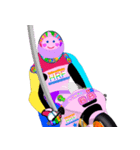 Moto Race Rainbow-colored Riders 68 @04（個別スタンプ：5）