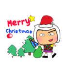 Tamaru^..^！16Merry Christmas.（個別スタンプ：12）