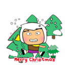 Tamaru^..^！16Merry Christmas.（個別スタンプ：18）