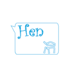 Hen catena（個別スタンプ：1）