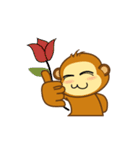 Monkeys_Valentine_animate_01（個別スタンプ：1）