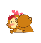 Monkeys_Valentine_animate_01（個別スタンプ：15）