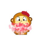 Monkeys_Valentine_animate_01（個別スタンプ：17）
