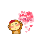 Monkeys_Valentine_animate_01（個別スタンプ：19）