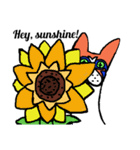 Howie and Loki: Flower gifts（個別スタンプ：2）