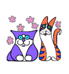 Howie and Loki: Flower gifts（個別スタンプ：4）