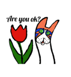 Howie and Loki: Flower gifts（個別スタンプ：5）