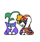 Howie and Loki: Flower gifts（個別スタンプ：10）