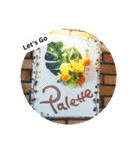 Cafe Palette Menu（個別スタンプ：7）