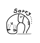 white earthworms（個別スタンプ：6）