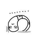 white earthworms（個別スタンプ：7）
