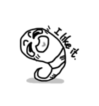 white earthworms（個別スタンプ：19）