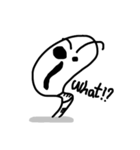 white earthworms（個別スタンプ：24）