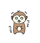 キュートなサル（個別スタンプ：11）