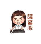 female office worker lady（個別スタンプ：7）