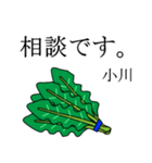 小川のビジネスほうれん草（個別スタンプ：3）