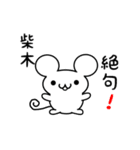 柴木さん用ねずみくん（個別スタンプ：24）