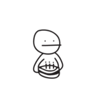 Emotionless man（個別スタンプ：22）