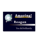 名刺風日常会話『Reagan』専用（個別スタンプ：13）