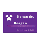 名刺風日常会話『Reagan』専用（個別スタンプ：16）