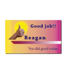 名刺風日常会話『Reagan』専用（個別スタンプ：21）