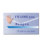 名刺風日常会話『Reagan』専用（個別スタンプ：29）