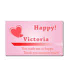 名刺風日常会話『Victoria』専用（個別スタンプ：12）