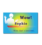 名刺風日常会話『Sophie』専用（個別スタンプ：14）