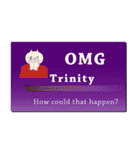 名刺風日常会話『Trinity』専用（個別スタンプ：10）