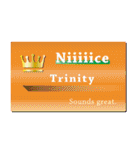 名刺風日常会話『Trinity』専用（個別スタンプ：11）