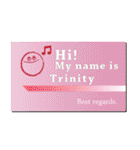 名刺風日常会話『Trinity』専用（個別スタンプ：20）