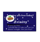 名刺風日常会話『Trinity』専用（個別スタンプ：36）