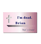 名刺風日常会話『Brian』専用（個別スタンプ：19）