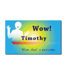 名刺風日常会話『Timothy』専用（個別スタンプ：14）