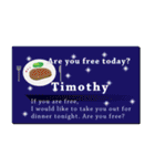 名刺風日常会話『Timothy』専用（個別スタンプ：36）