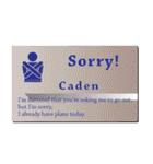 名刺風日常会話『Caden』専用（個別スタンプ：8）