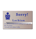 名刺風日常会話『Lachian』専用（個別スタンプ：8）