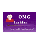 名刺風日常会話『Lachian』専用（個別スタンプ：10）