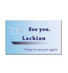 名刺風日常会話『Lachian』専用（個別スタンプ：40）