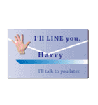 名刺風日常会話『Harry』専用（個別スタンプ：29）