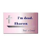 名刺風日常会話『Sharon』専用（個別スタンプ：19）