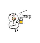 JOHN【ジョン】が使うためのスタンプ、英語（個別スタンプ：20）