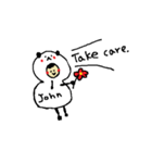 JOHN【ジョン】が使うためのスタンプ、英語（個別スタンプ：24）
